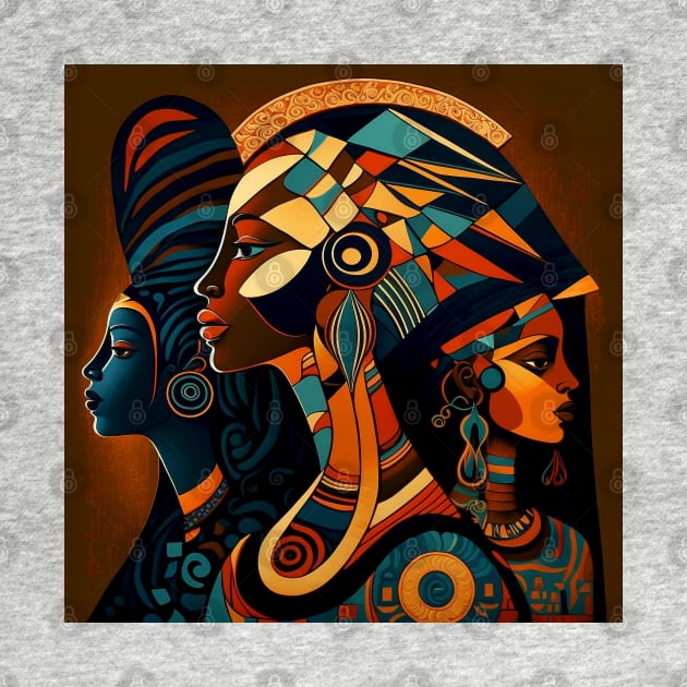 African Print Design by Buff Geeks Art